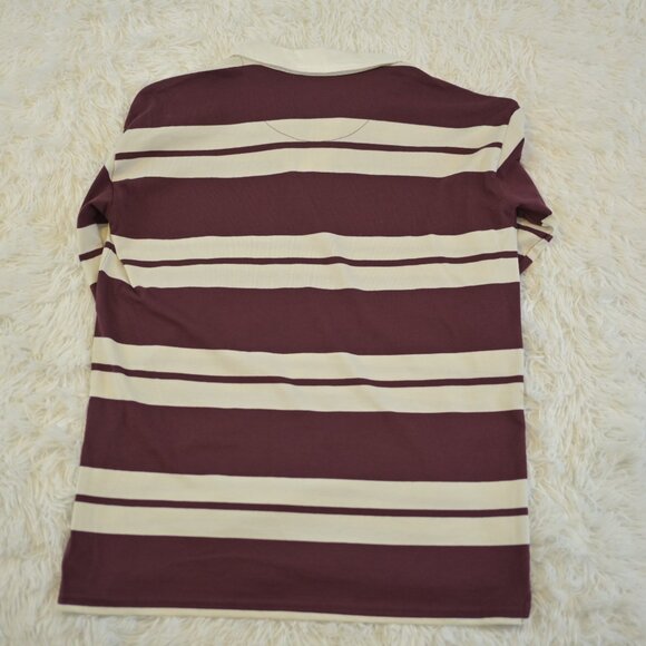 Sonoma Boy's Long Sleeve Henley Striped Shirt Size L - Picture 3 of 3